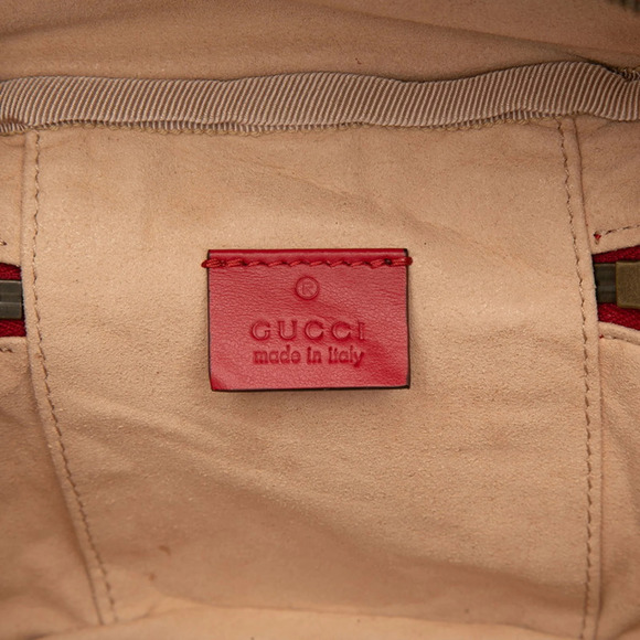 GUCCI Red Leather GG Marmont Backpack main image 4